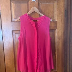 Apt. 9 Vibrant Sleeveless Top - Fuchsia